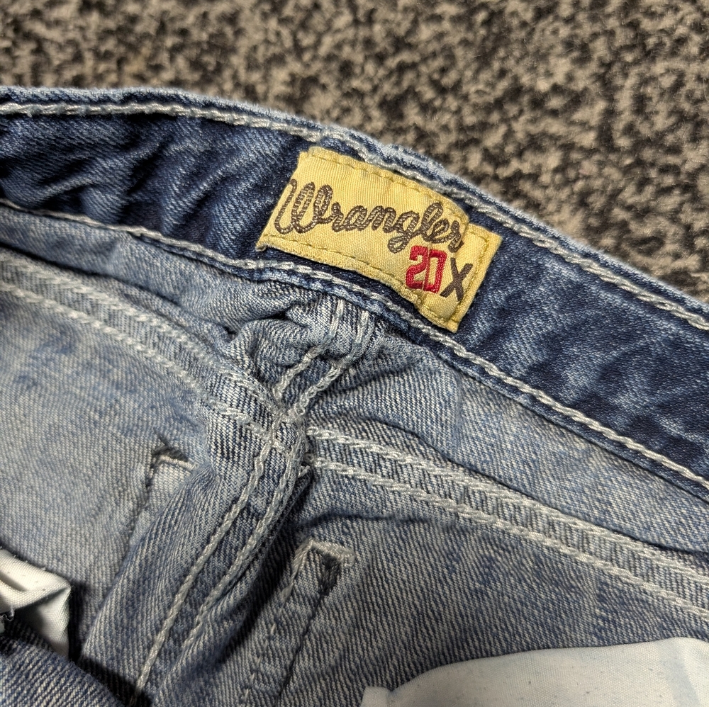 Wrangler 20x blue Denim Jeans - Picture 4 of 5
